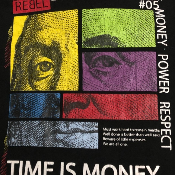 TIME IS MONEY SHIRT - Picture 1 of 7